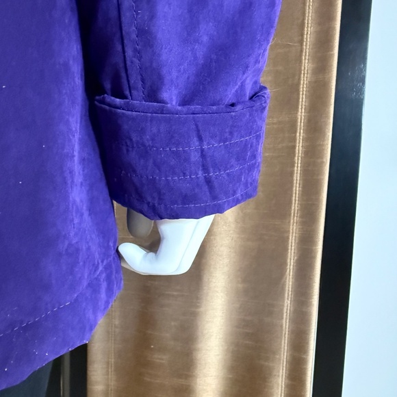 Studio Works Hooded Jacket Coat with Removal Hood with Fur Trim size S - Picture 7 of 14